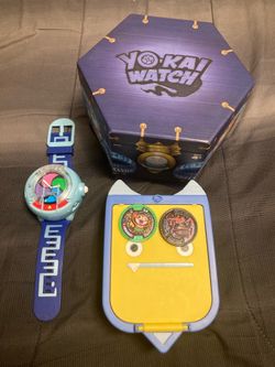 Yokai Watch Lot Model Protoype U,  Yo-Kai Pad Medal Holder, Gemnyan Comic Con 2016 Set