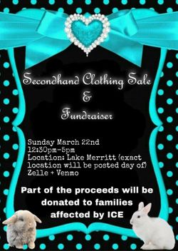 Secondhand Clothing Sale and Fundraiser