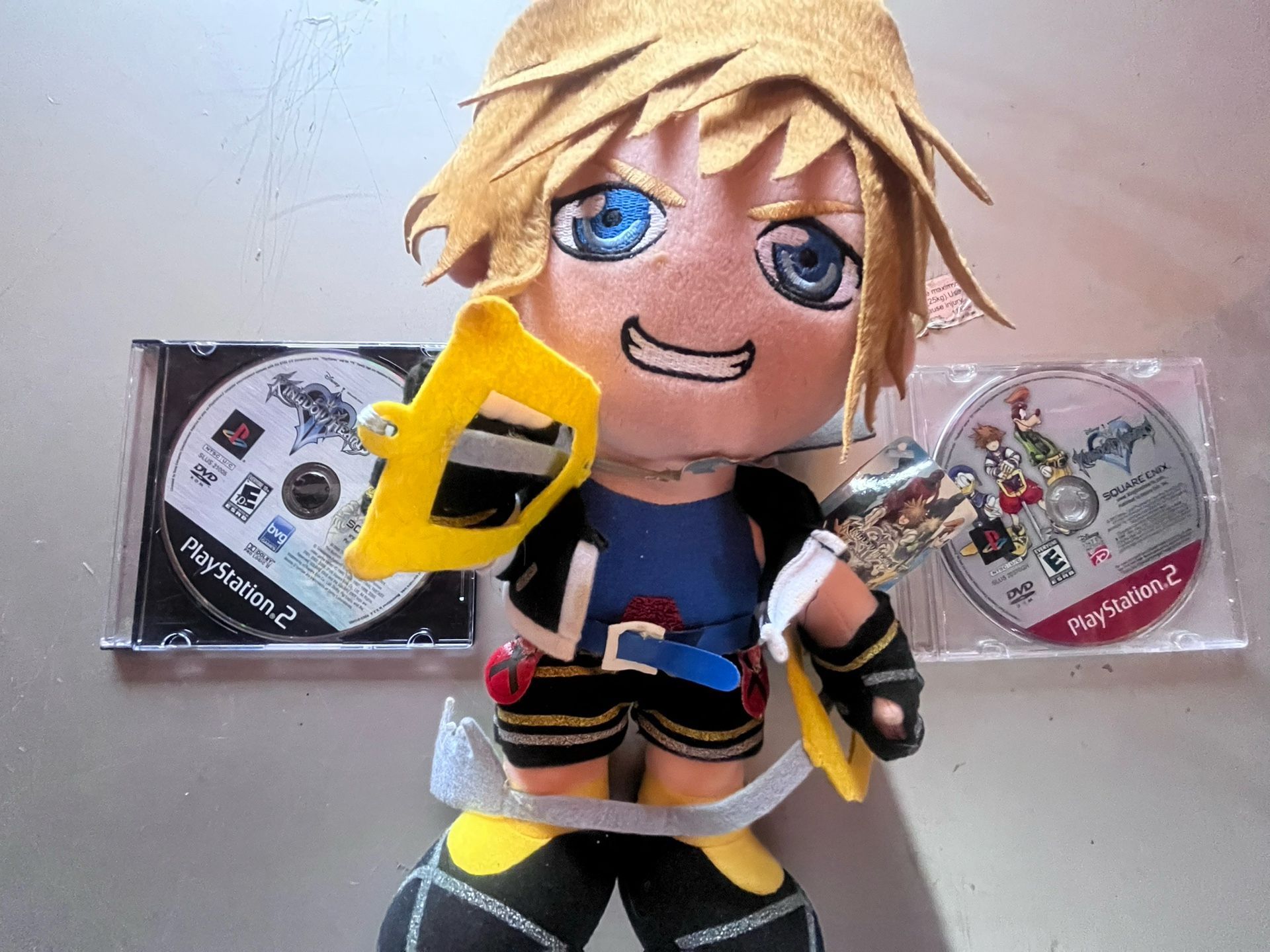 Ps2 Kingdom Hearts Games and Plushie