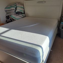 White Rustic Bedframe $100 From ASHLEY furniture 