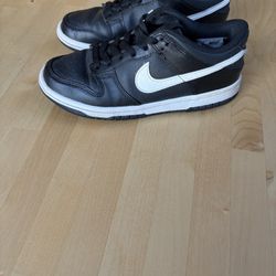 Nike Black With White Dunks Women Size 5.5