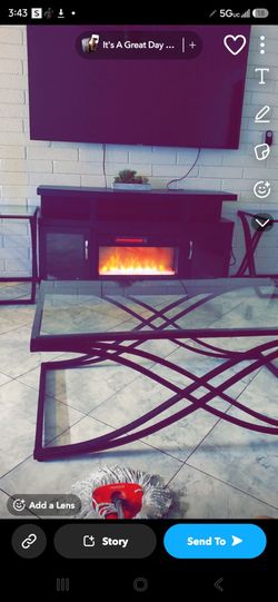 Tv stand/fire place