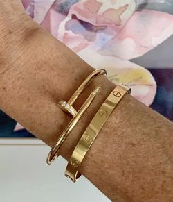 Love Bracelet Gold  Size 19 for Men