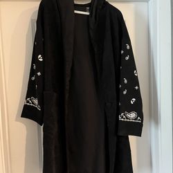 Black Design Corduroy Jacket