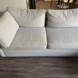West Elm Harris Sleeper Sofa Grey