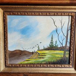 Oil Painting in Frame