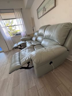 Leather couch