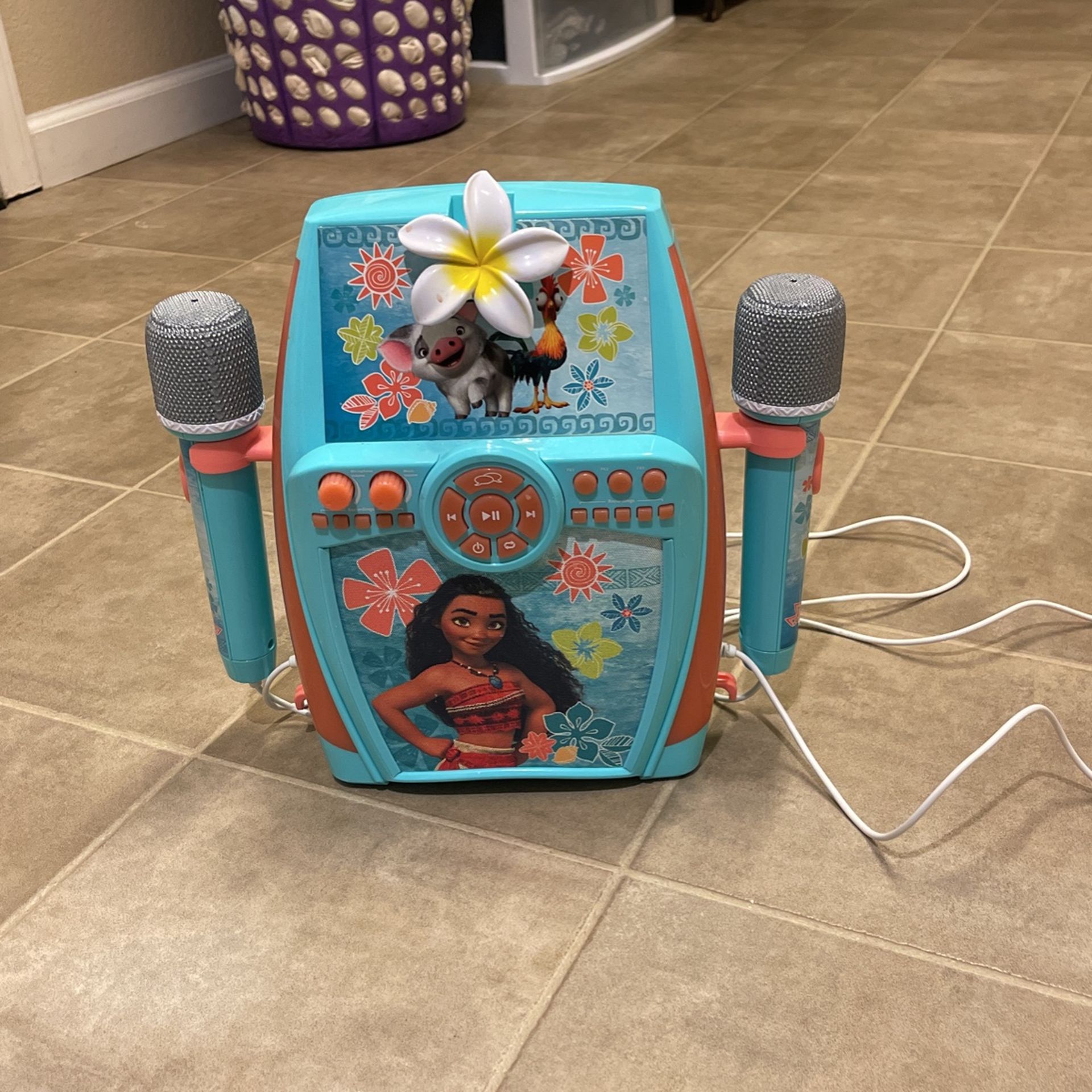 Disney Moana Karaoke Recording Studio Machine