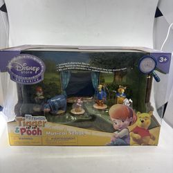 Disney Store Tigger & Pooh My Friends Musical Stage Figurines Exclusive NIB