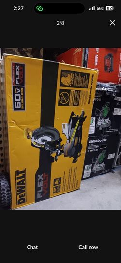 60v 12” drop saw/chop new in box  dewalt CORDLESS
