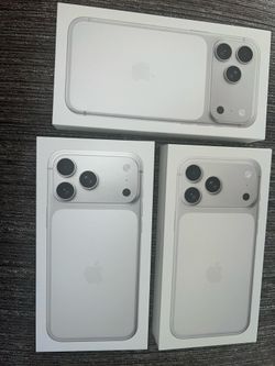 Apple iPhone 17 pro max silver 1340 or 17 pro silver 1220 new sealed box