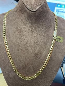 Gold 14karat manaco 22 inch #9295