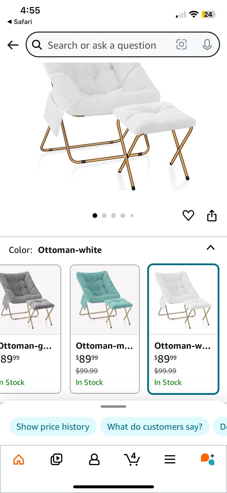 Comfy Saucer Foldable Chair