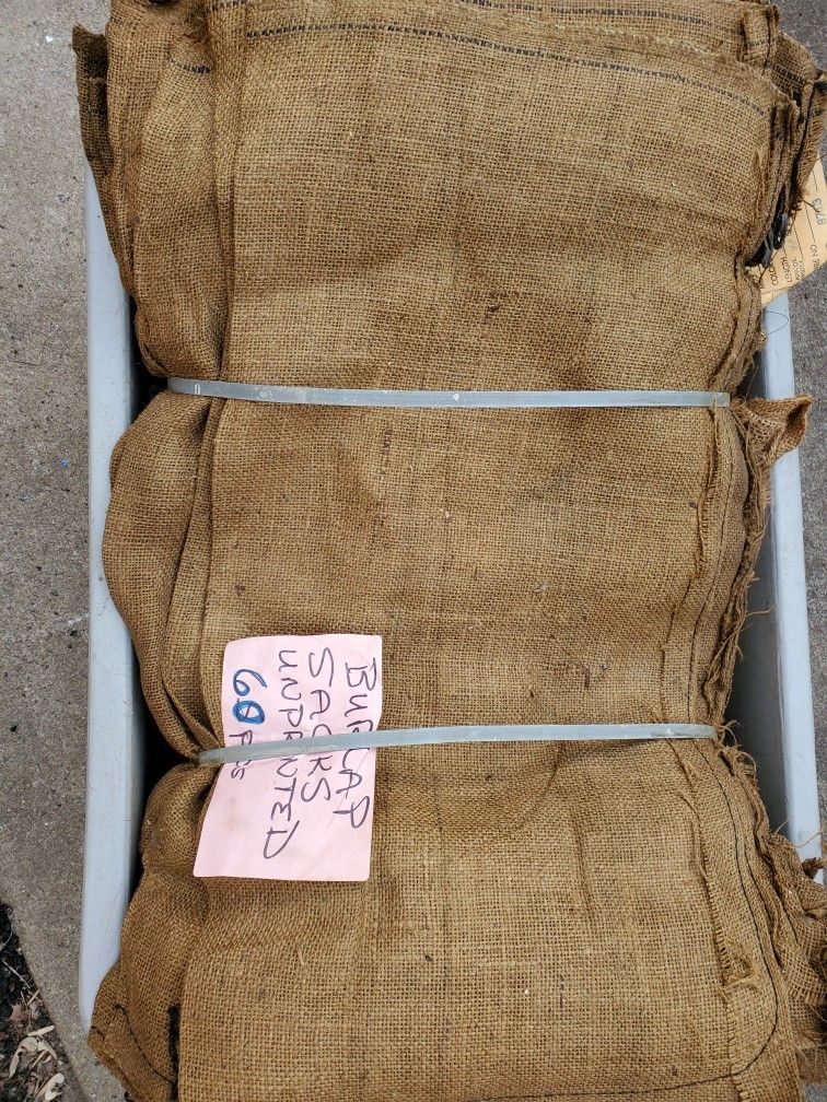 Burlap Sacks/ NOS/ 60