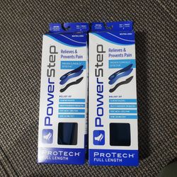 ProTech powerstep Mens and women's arch supports.