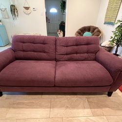 Purple Couch And Chair