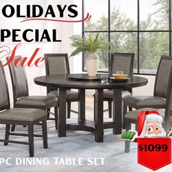 7 Pc Dining Table Set 