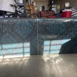 Small Blue Boho Couch