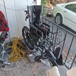 NEW WHEELCHAIR NEVER USED IT. 