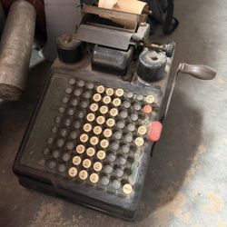 1920s Vintage Burroughs mechanical adding machine