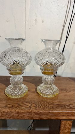 Two oil lamps