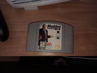 Madden Football 64 Nintendo 64 Cartridge