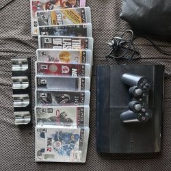 PS 3, Controller Charger, And 11 Games  $150