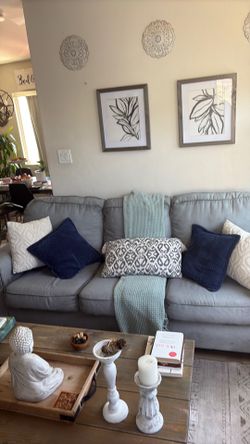 Couch with Pillows
