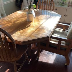 Oak Dining Room Table And Chairs