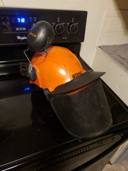 Stihl Forestry Helmet (Missing Left Ear Peice) $20 