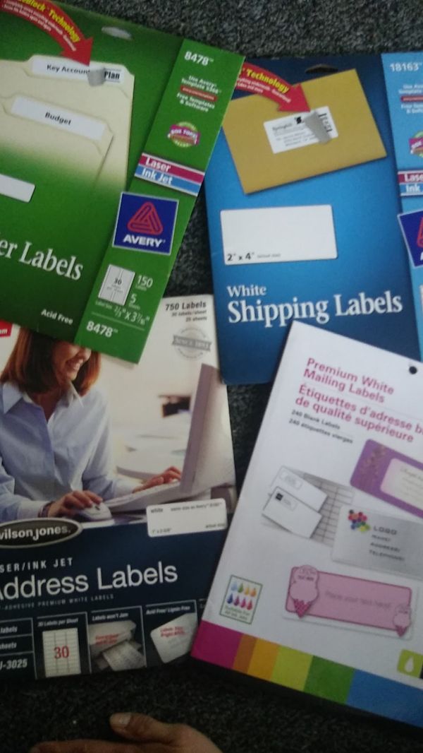 Ortment Of Labels And Business Card Printing Paper For In Ortment Of Labels And Business Card Printing Paper For In Rainier Or Offerup
