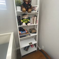 Ladder Book Shelves x2