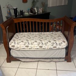 Brown Crib
