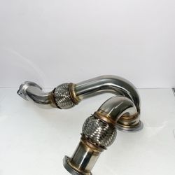 Heavy Duty  Y-Pipe Up Pipe Turbo Install Kit For 2003-2007 Ford 6.0 Powerstroke