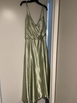 Sage Bridesmaids Dress 