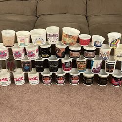 Lot Of 38 Vintage Plastic Casino Coin Cups