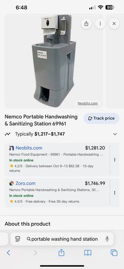 Portable Handwashing Station