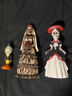 Skulls Halloween ceramic sets