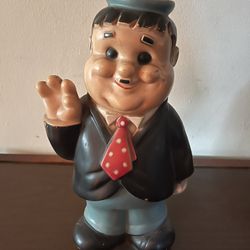 Rare Vintage 1972 Hardy From Laurel & Hardy Coin Bank, Play Pal Plastics Inc.