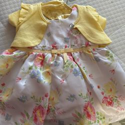Yellow Floral Dress 