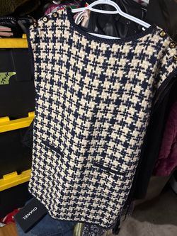 Gucci  Tweed Houndstooth Mini Dress