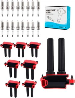 Tautoy UF504 Ignition Coil Pack Iridium Spark Plug For Chrysler 300 Aspen,For Dodge Challenger Charger Durango Magnum Ram 1(contact info removed) 3500