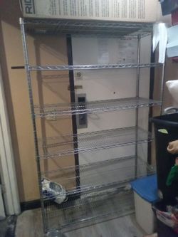 6 shelf nsf stainless steel rack