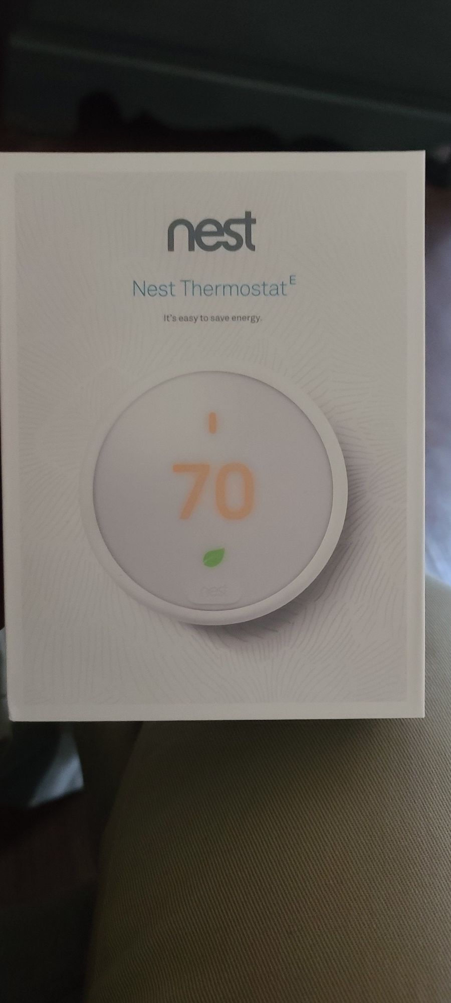 Nest E Smart Thermostat, Brand New