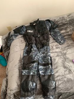 Kids costume size 7-8 swat team