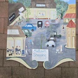 Antique Midtown Plaza Sign