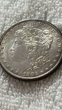 1882 s Morgan Silver Dollar Coin