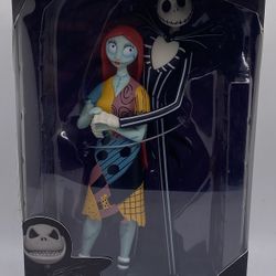 Tim Burton's The Nightmare Before Christmas Jack & Sally 7" Vinyl Figure New