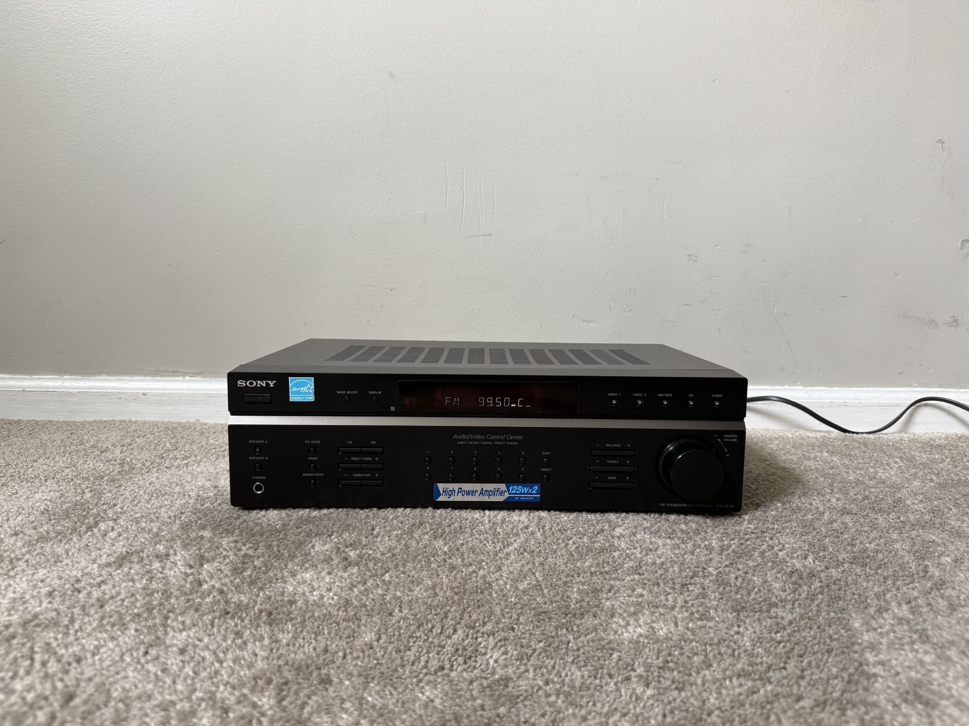 Sony STR-DE197 Home Stereo Audio Receiver