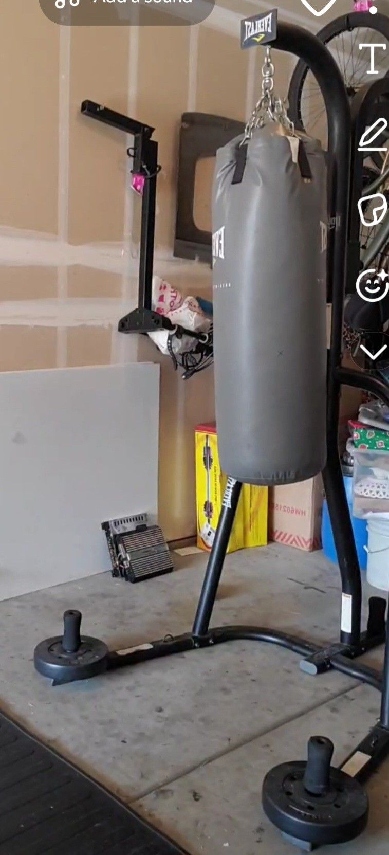 Boxing Stand With Punching Bag
